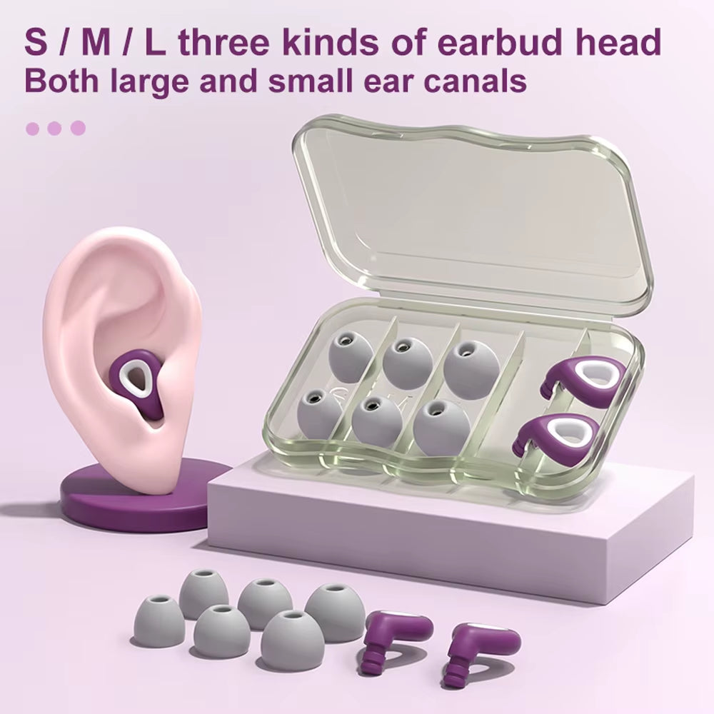 1 Set Ear Plugs for Sleeping Tapones Para Dormir Noise Reduction Waterproof Swimming Ear Plug Protection Oordopjes Earplugs Set