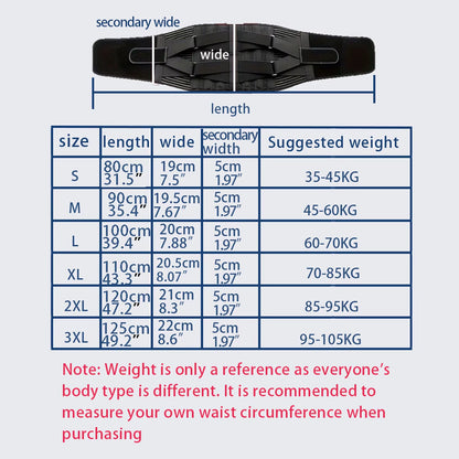 Back Braces Waist Belt Men Women Work Lower Back Pain Relief Breathable Anti-Skid Spine Lumbar Support Belt